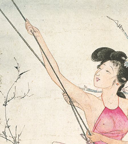 红河县-胡也佛的仕女画和最知名的金瓶梅秘戏图